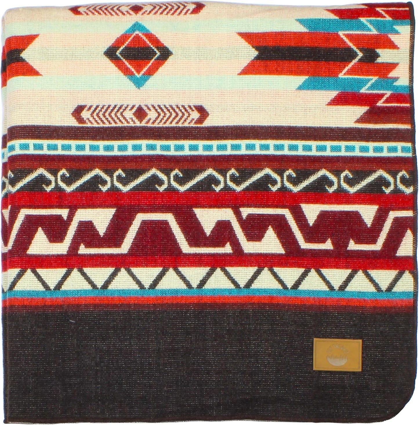 Inca Aztec Throw, Queen, King Blanket | Southwest Indian Navajo Boho Style | Native Cover for