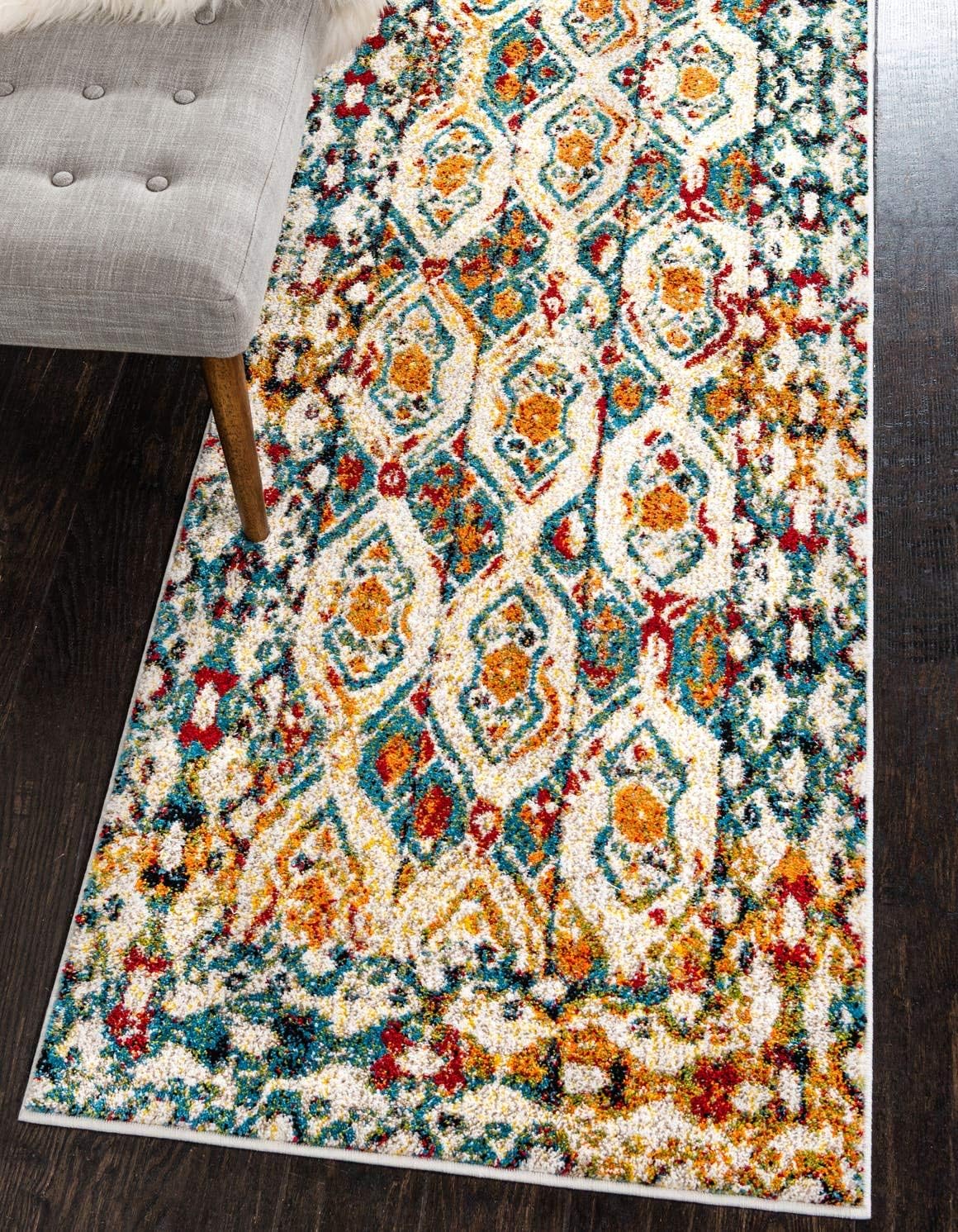 Unique Loom Rosso Collection Vintage, Geometric, Bohemian, Traditional, Distressed, Southwestern