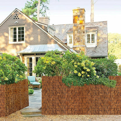 Natural Reed Fence,6FT X 16.4FT Bamboo Fencing Privacy Reed Screening for Outdoor, Gallery