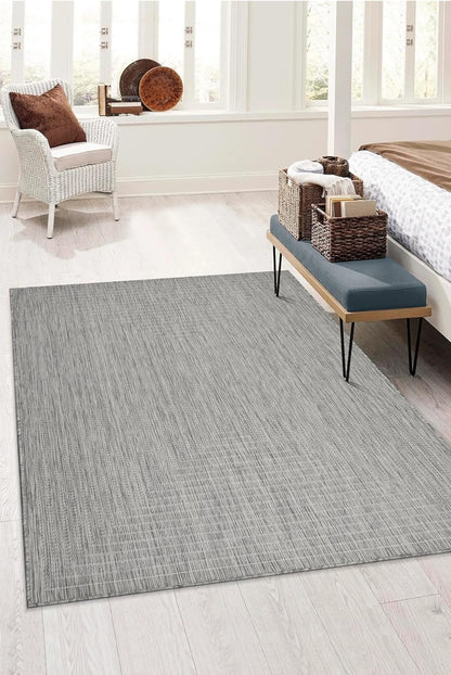 Adiva Rugs Outdoor Indoor Area Rug, Weather Resistant, Easy to Clean, Stain Resistant Floor Mat for