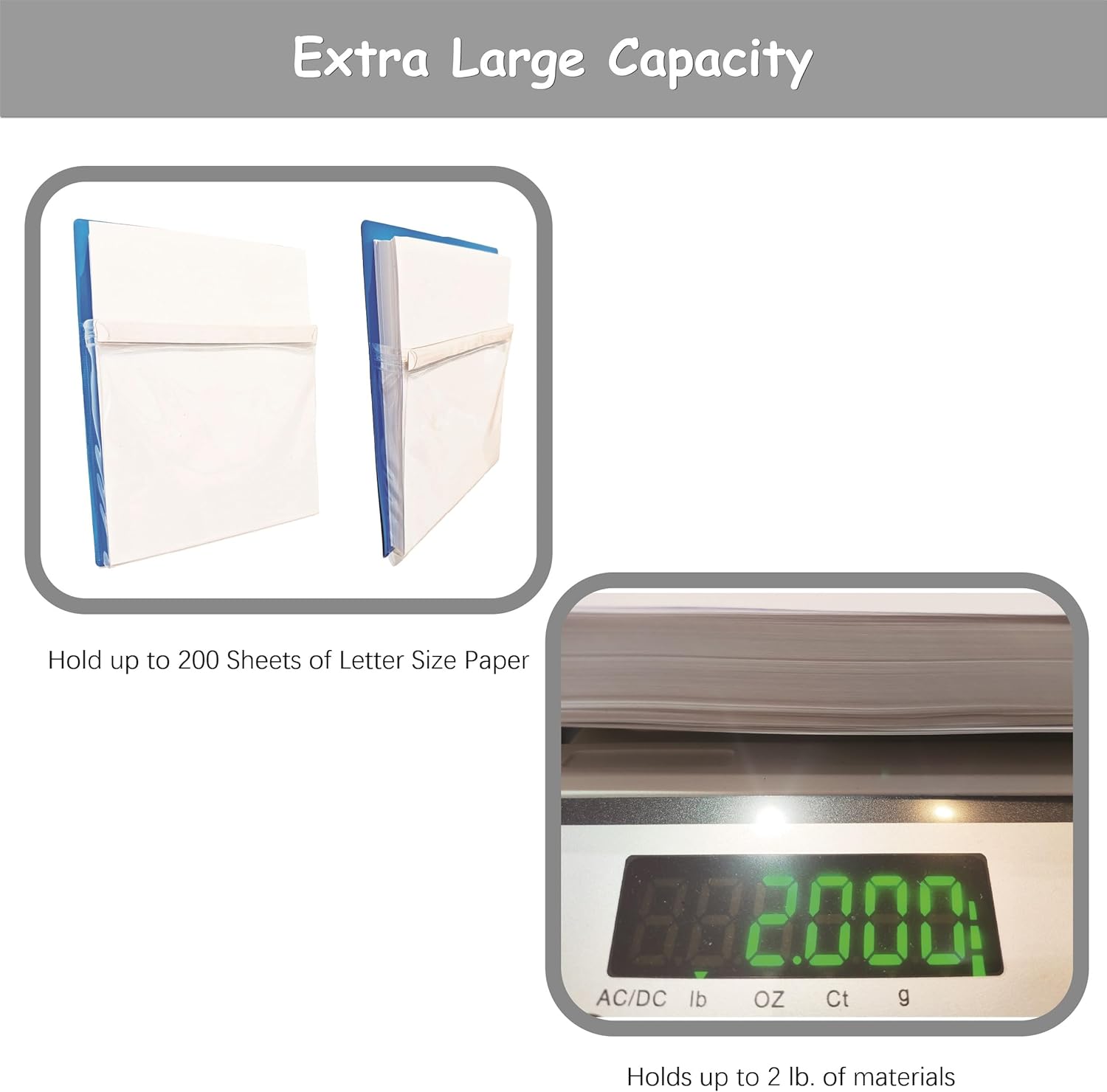 Magnetic Pocket 4 Pack – Self-Adhesive Magnetic Storage Pouch for Documents, Notes & Tools, Strong