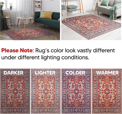 Keen Home Design 2x3 Rug - Machine Washable Entry Rug with Non-Slip Backing, Ideal for Enteryway
