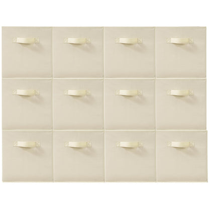 STORAGEIDEAS 11" Fabric Storage Bins, Foldable Storage Cubes, Heavy Duty Cube Organizer for Home