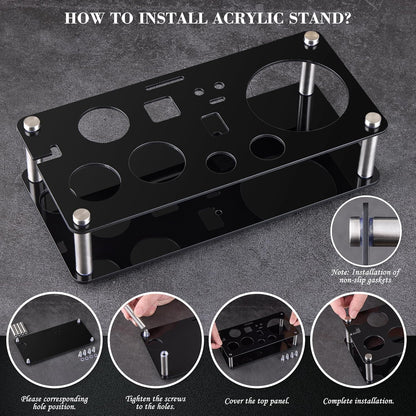 Cocktail Shaker Set Bartender Kit : 15-Piece Stainless Steel Bartender Kit with Acrylic Stand Bars