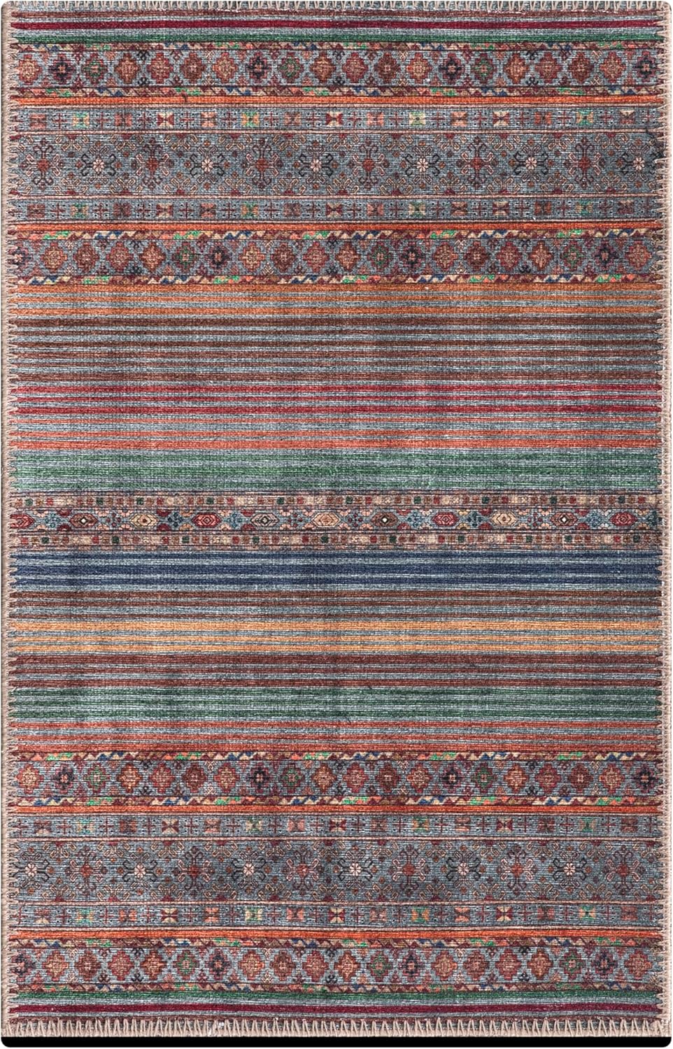 Keen Home Design 2x3 Rug - Machine Washable Entry Rug with Non-Slip Backing, Ideal for Enteryway