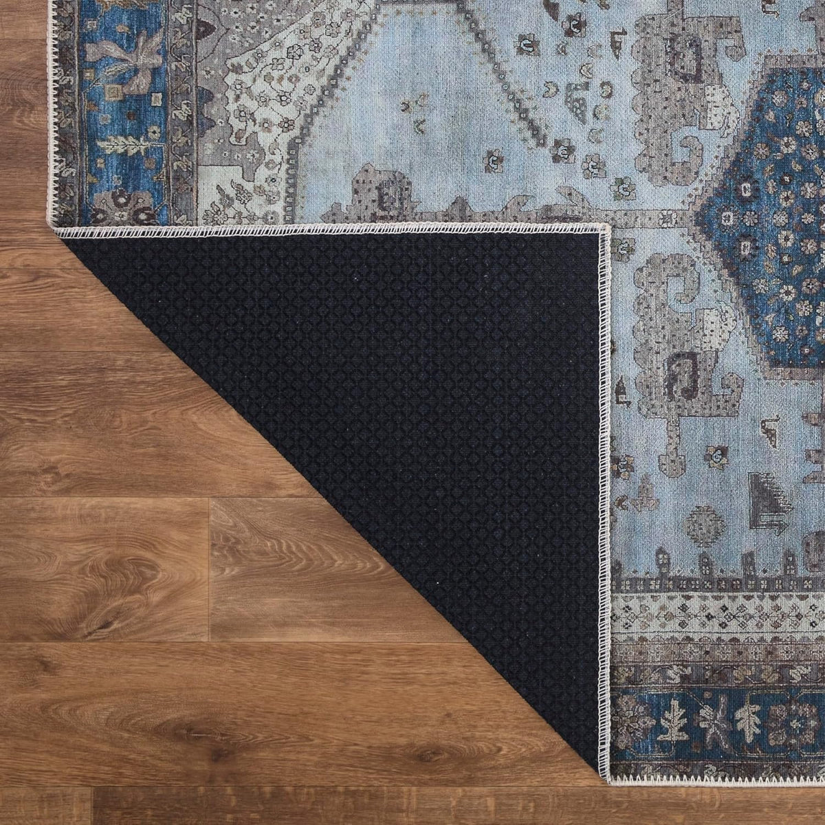 Keen Home Design 10x14 Rug - Machine Washable Area Rug with Non-Slip Backing, Ideal for Living