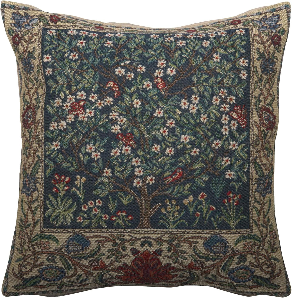 Charlotte Home Furnishings Throw Pillow Covers 16x16 in, Green Tree Decorative Couch Pillow Covers