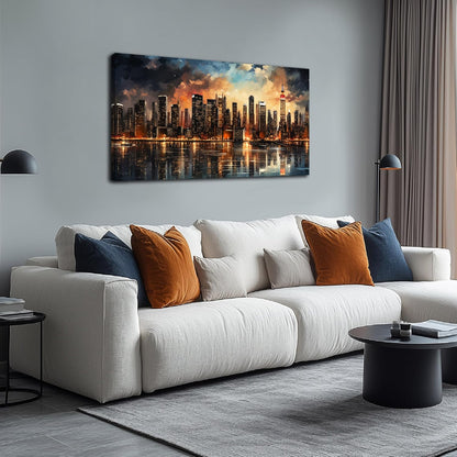 New York City Canvas Wall Art for Bedroom Modern Wall Pictures for Living Room Home Office Wall