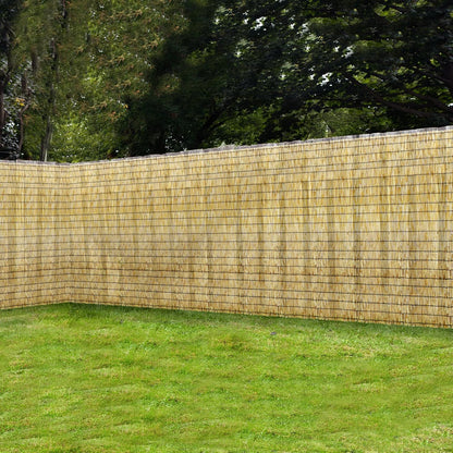 ZNCMRR Reed Fencing Rolls Natural Bamboo Fence Rolls 2 Pcs 4 Feet High Privacy Fence for Balcony