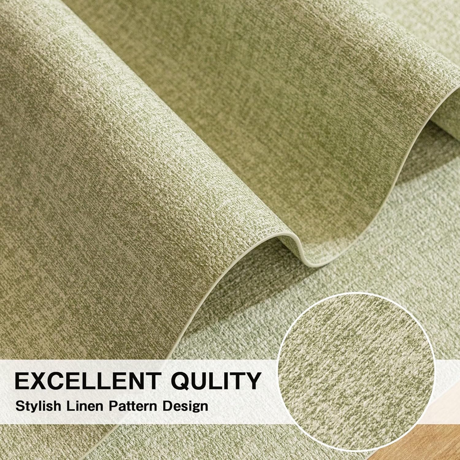 Chrysameld Vinyl Placemats Set of 4 - Faux Leather 100% Waterproof Oil-Proof Wipeable PU Place