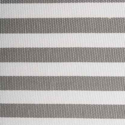 DII Collapsible Polyester Storage Cube, Pinstripe, Gray, Large