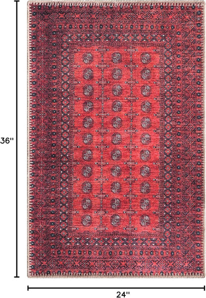 Keen Home Design 2x3 Rug - Machine Washable Entry Rug with Non-Slip Backing, Ideal for Enteryway