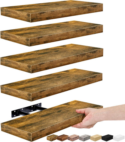 Sorbus Floating Shelves for Wall, Bathroom Shelves Wall Mounted for Kitchen, Bedroom, Living Room