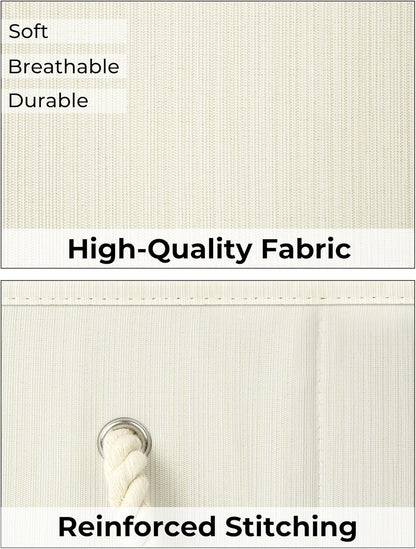 StorageWorks Storage Baskets for Shelves, Foldable Fabric Closet Storage Bins with Handles, Fabric