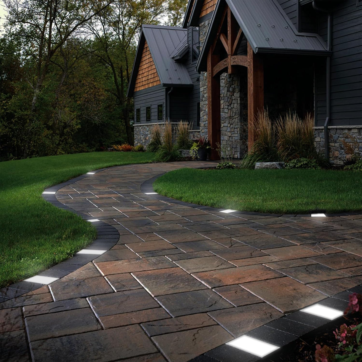 LUMENGY Paver Light 4×8 Inch (3.93 inch X 7.87 inch), Glare-Free 5000K Brick Lighting for Paver
