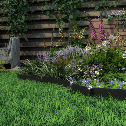 Mars Villa Landscape Edging Border 100FT No Dig Garden Edging Kit Flexible Landscape Edging 4 inch