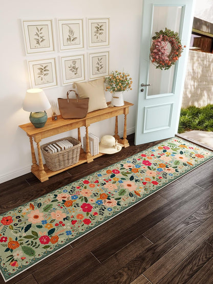Runners for Hallways Kitchen Runner Rug Non Slip 2'x 10' Long Washable Rugs with Rubber Backing