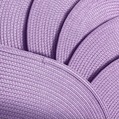 AHHFSMEI Placemats Set of 6 for Dining Table Washable Woven Vinyl Non-Slip 18x12 inches Placemat