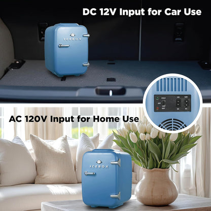 IBMF4SLT Fridge for Bedroom, Skincare, Portable Cooler & Warmer for Makeup, for Office & Home