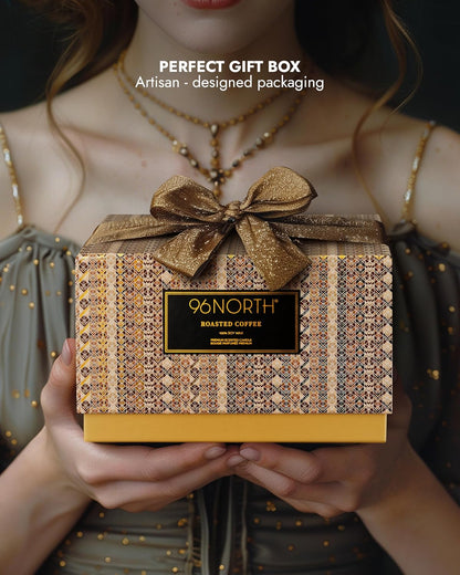 96NORTH Luxury Coffee Soy Candle | Large 3 Wick Jar Candle | Up to 40 Hours Burning Time | 100%