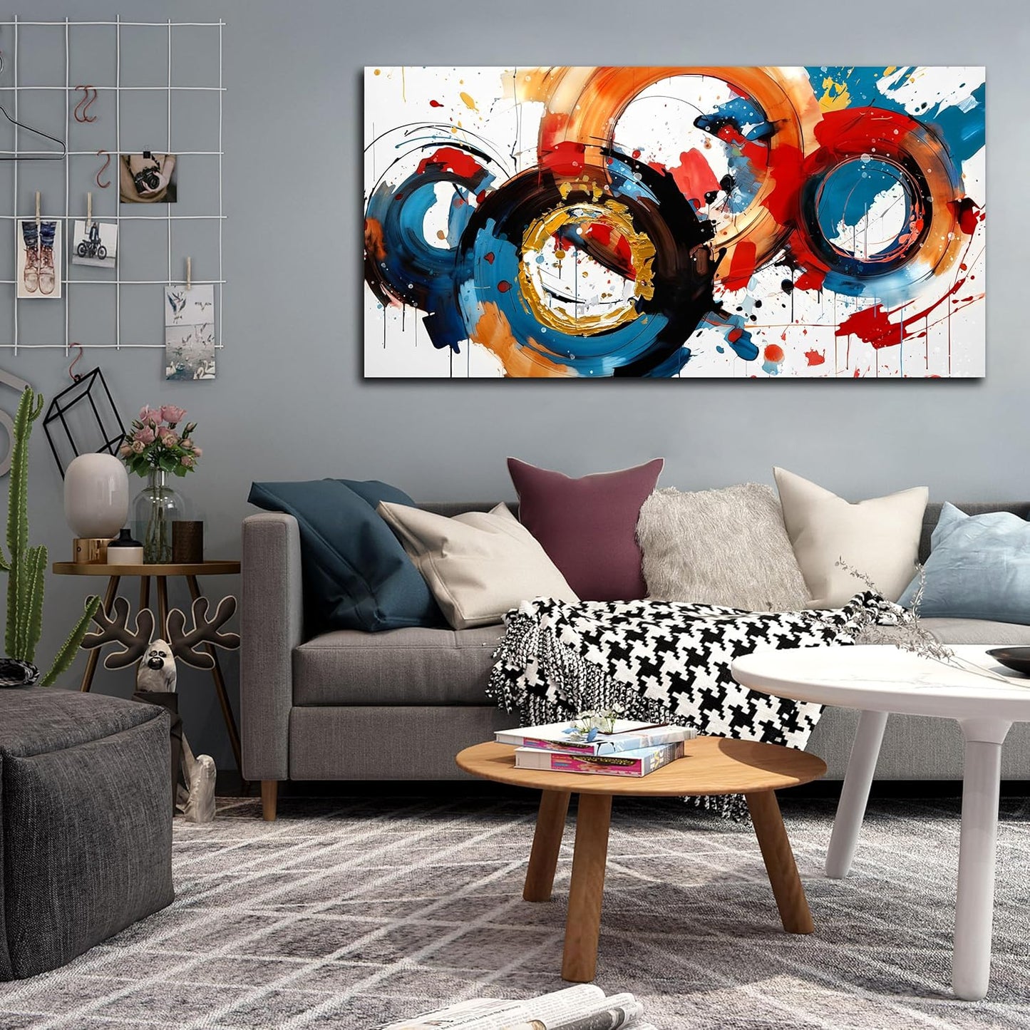 Abstract Wall Art Large Canvas Prints Modern Living Room Bedroom Home Office Wall Decor Framed