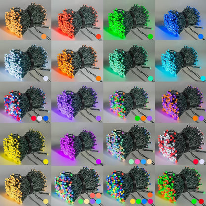 Dazzle Bright Smart Halloween String Lights, 164FT 500 LED RGB Color Changing String Lights with