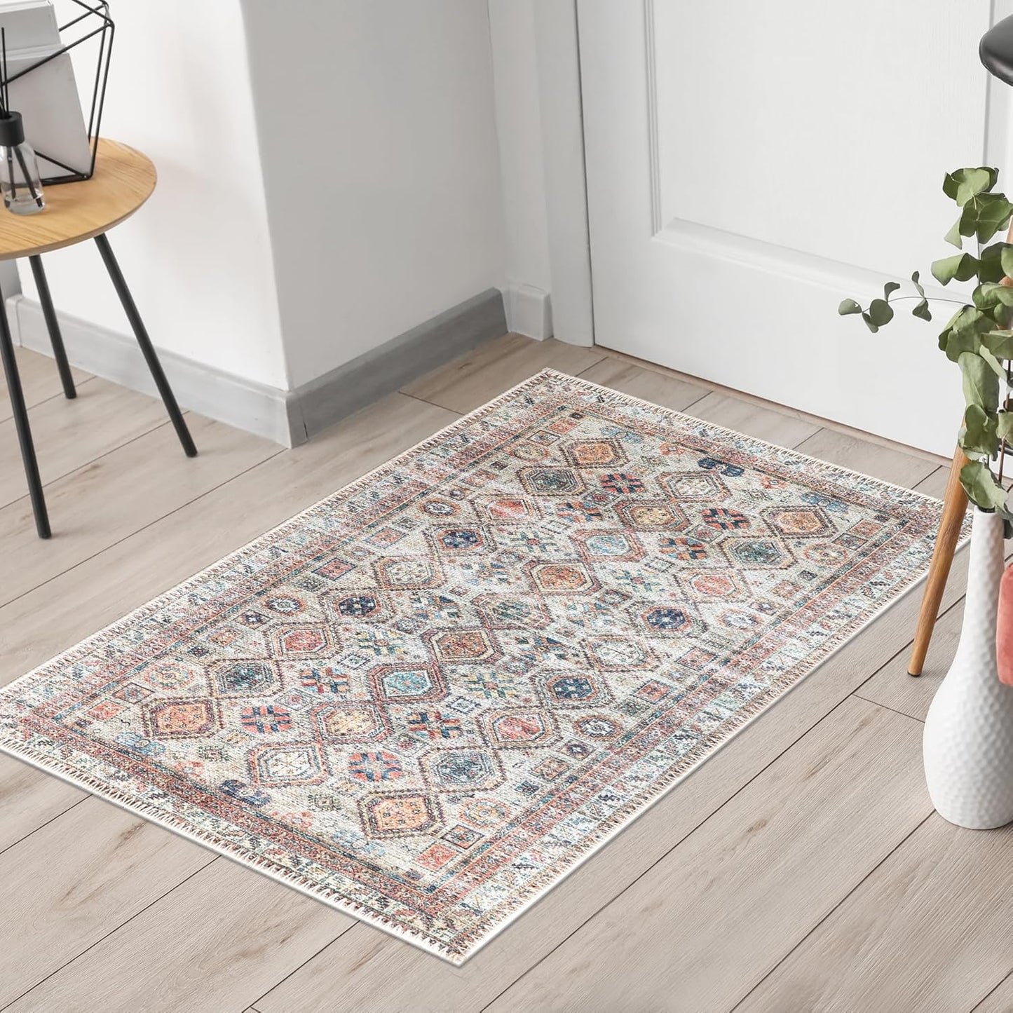 Keen Home Design 2x3 Rug - Machine Washable Entry Rug with Non-Slip Backing, Ideal for Enteryway