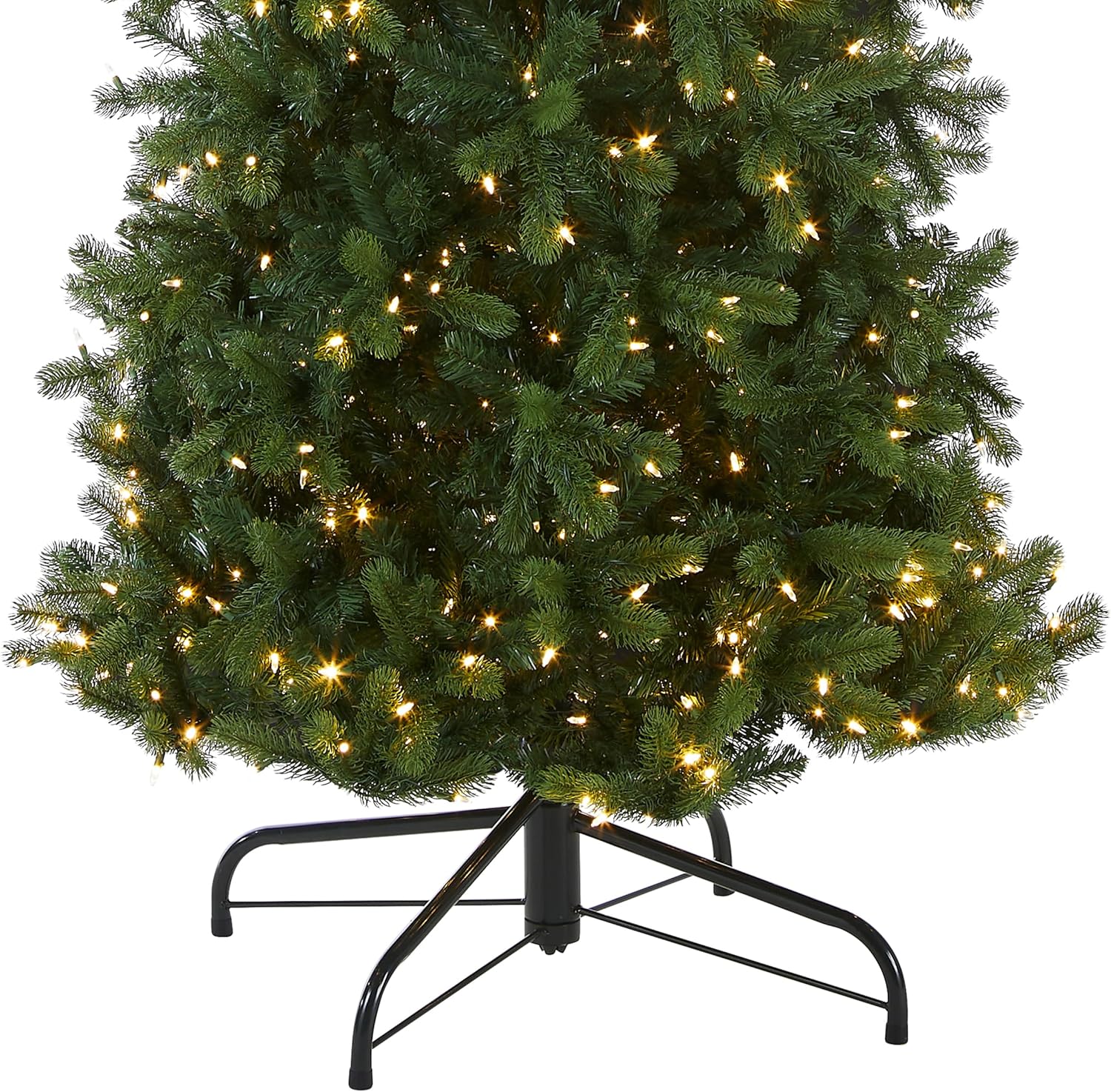 National Tree Company Pre-lit 'Feel Real' Artificial Giant Slim Downswept Christmas Tree, Green