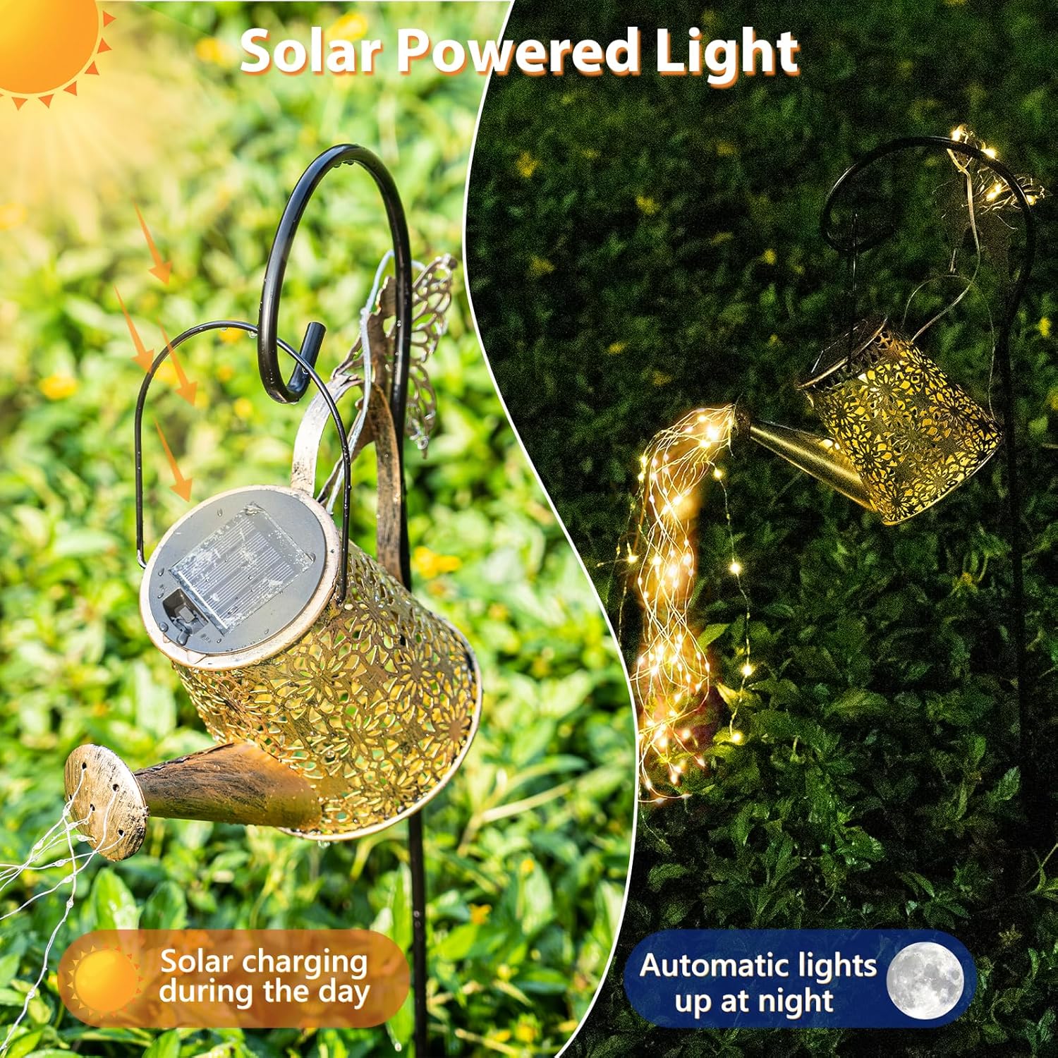 Solar Watering Can Light, Solar Outdoor Decorative,Garden Decor Lights for Yard, IP65 Waterproof