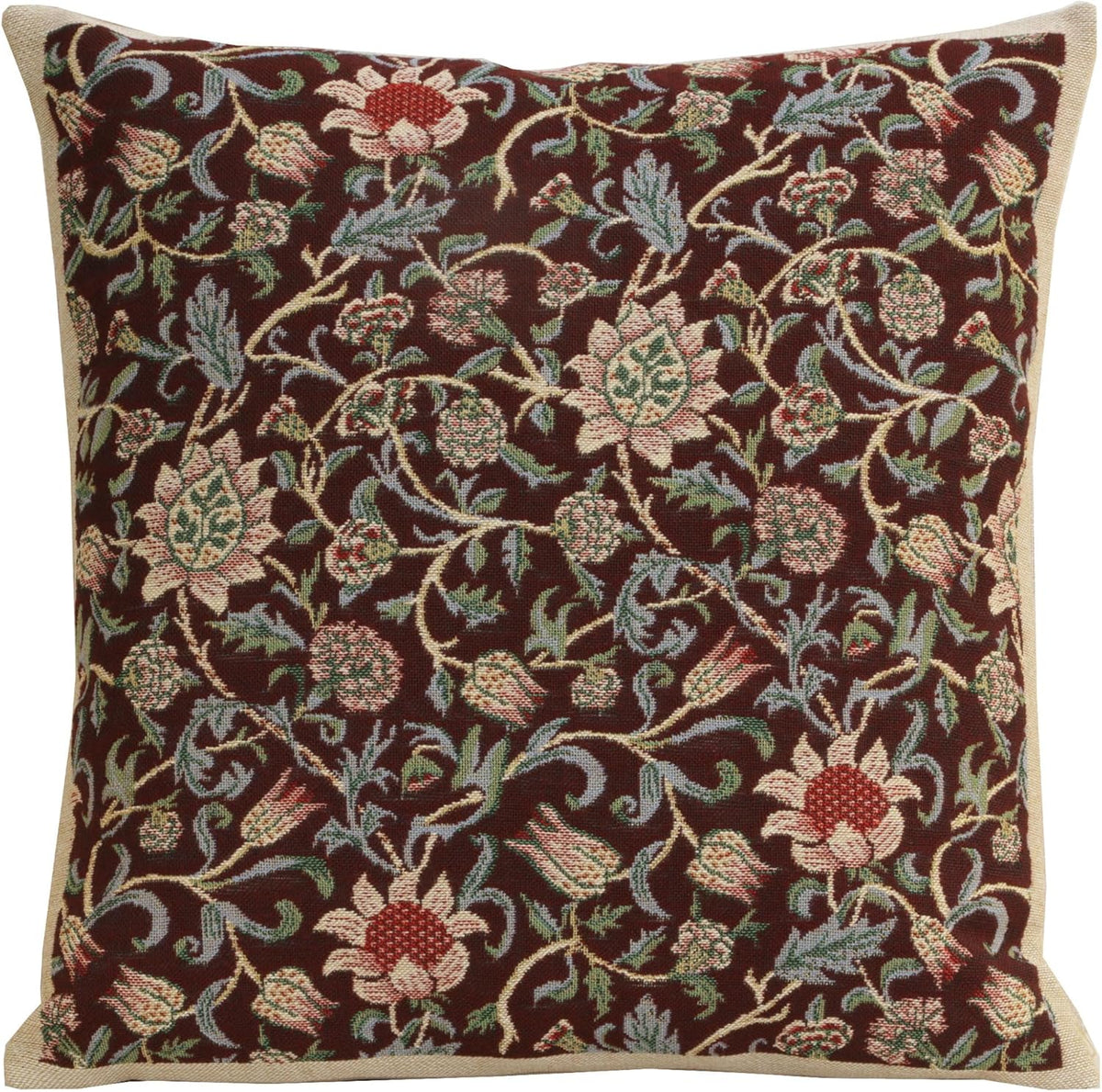 Charlotte Home Furnishings Throw Pillow Covers 16x16 in, Damson Blue Decorative Couch Pillow Cover