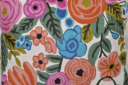 Roses Floral Pillow Cover Flower Farmhouse Chair Cushion Suzani Flowers Pillowcase Boho Florals