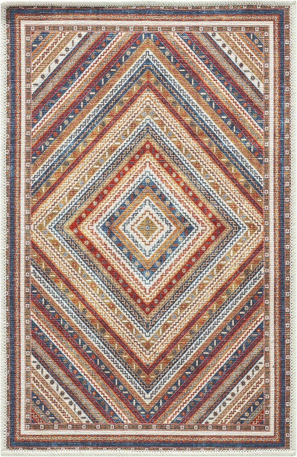 Keen Home Design 2x3 Rug - Machine Washable Entry Rug with Non-Slip Backing, Ideal for Enteryway