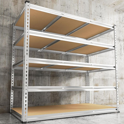 REIBII Garage Shelving, 5 Tier Storage Shelves Load 3020LBS, Adjustable Garage Shelving Heavy Duty