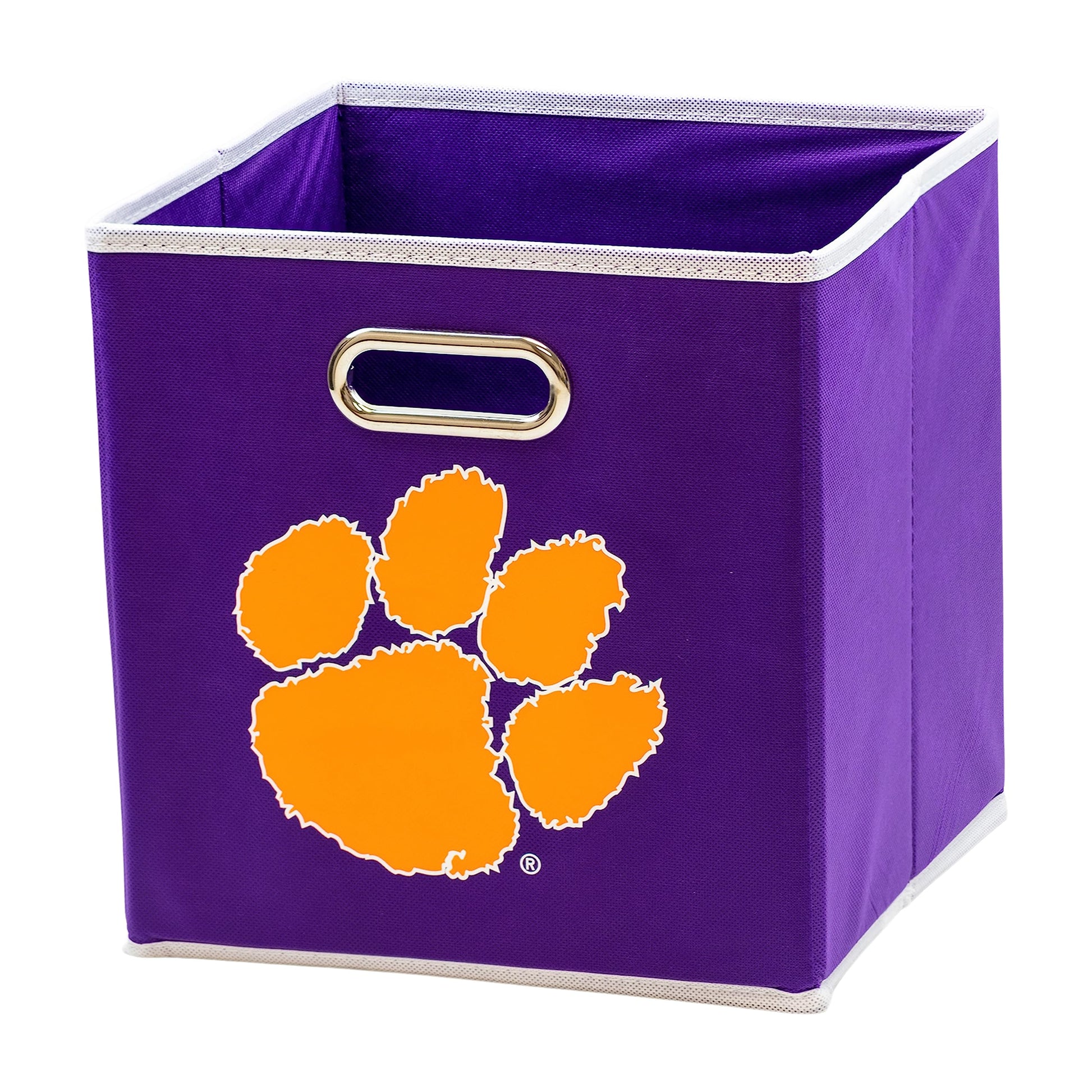 Franklin Sports NCAA Storage Bin - Cube Organizer - Clemson