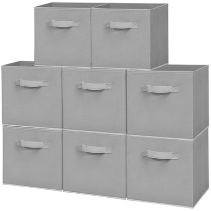 STORAGEIDEAS 11" Fabric Storage Bins, Foldable Storage Cubes, Heavy Duty Cube Organizer for Home