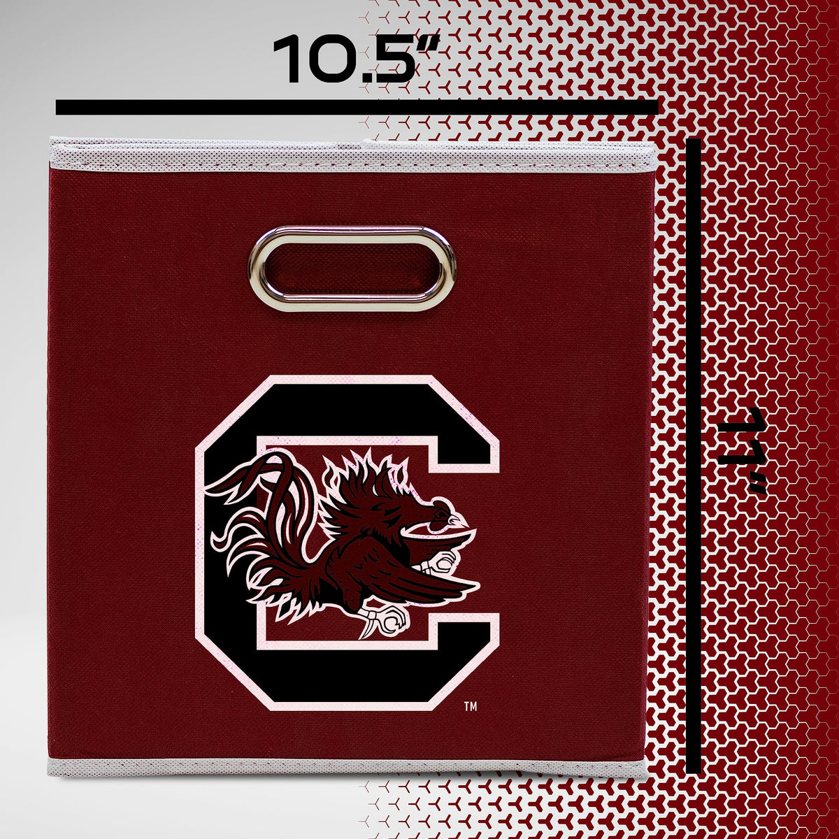 Franklin Sports NCAA Storage Bin - Cube Organizer - South Carolina