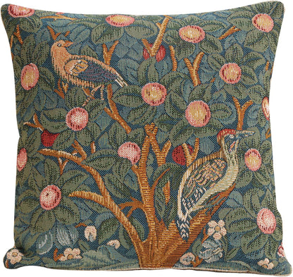 Charlotte Home Furnishings Decorative Tapestry Pillow Cover 14x14 in, Le Pic Vert Couch Throw