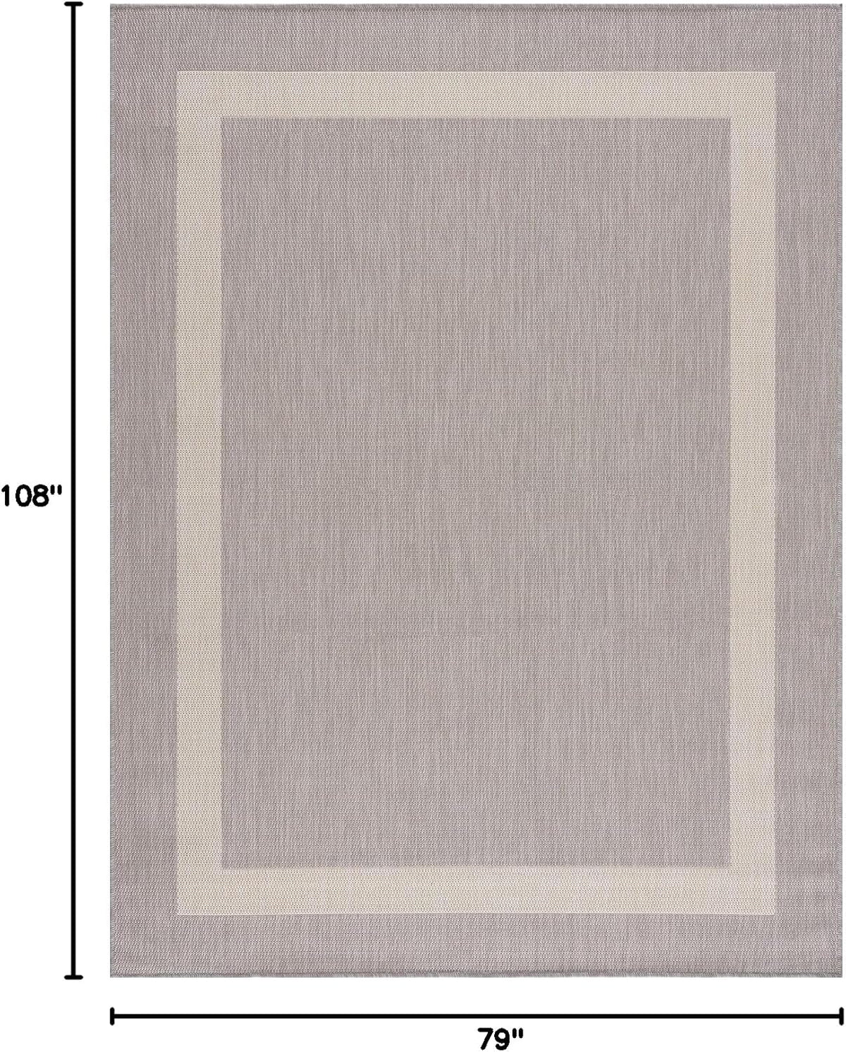 CAMILSON Outdoor Rug 6x9,Modern Outside Rugs for Patios Porches Waterproof Durable Washable