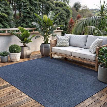 Washable Indoor Outdoor Rug 9x12 Weather Resistant Area Rugs Modern Solid for Porch Deck Balcony
