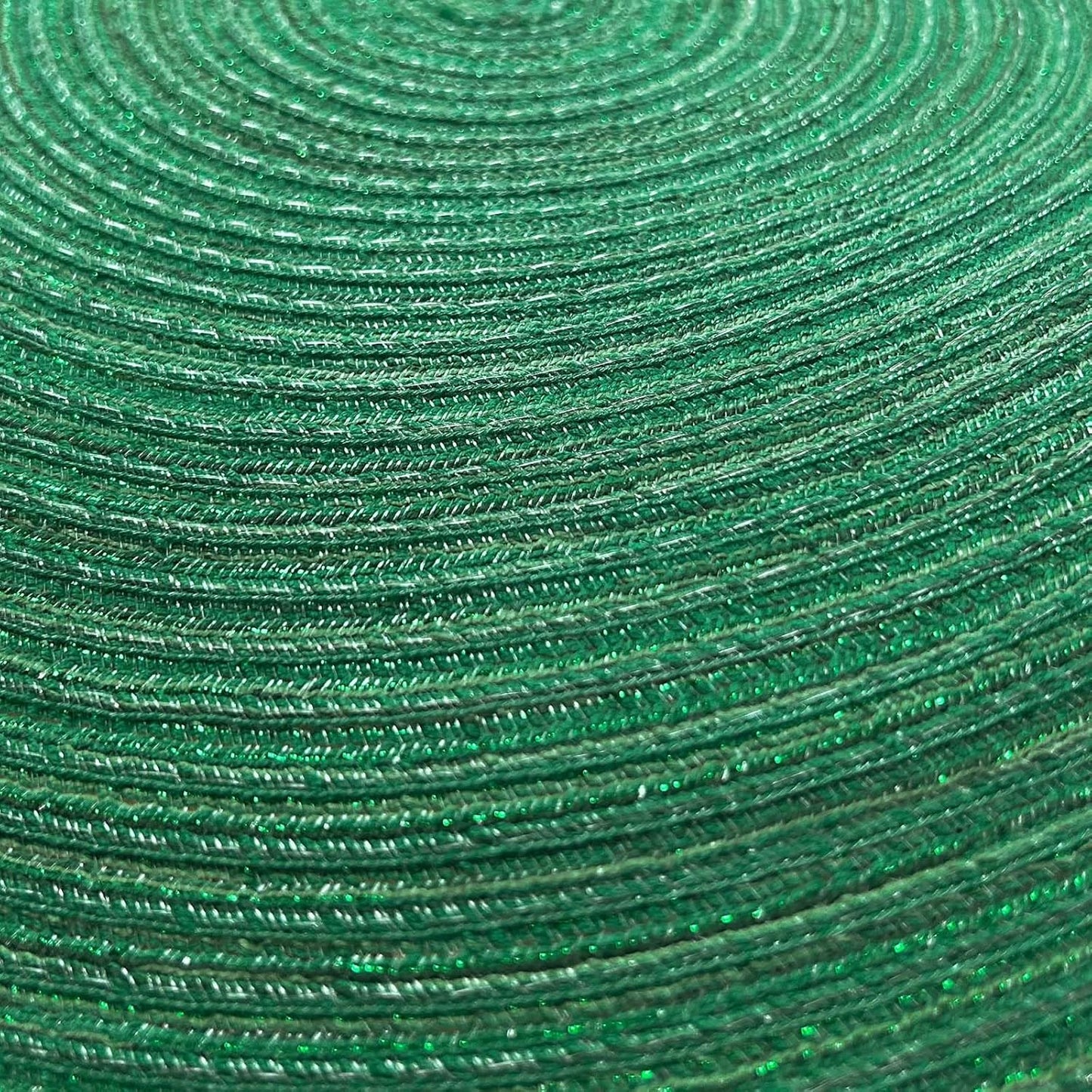 AHHFSMEI Round Braided Placemats Set of 6 Round Table Mats for Dining Tables Natural Woven Heat