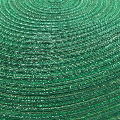 AHHFSMEI Round Braided Placemats Set of 6 Round Table Mats for Dining Tables Natural Woven Heat