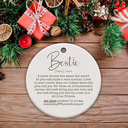 Friendship Gifts for Women, Best Friend, Funny, Work Besties, Sister, Friend Ornaments for Women