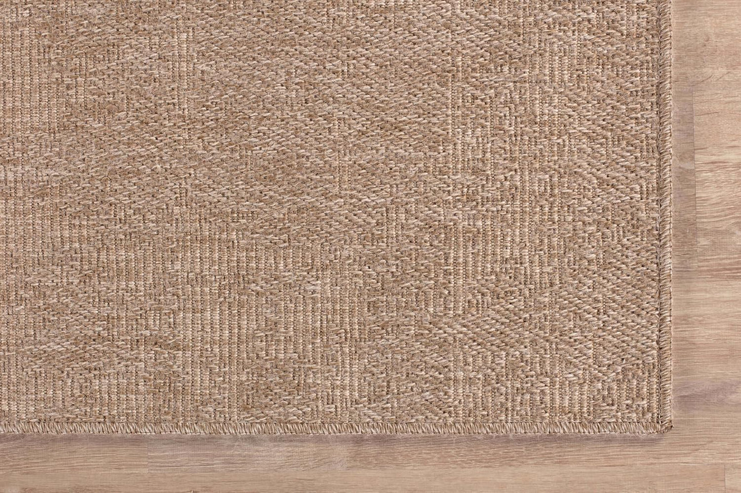 CAMILSON Easy Jute Rug 5x7, Indoor Outdoor Natural Color Fiber Area Rugs for Living Room Patio and