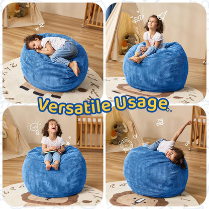 Bean Bag Chairs Teardrop Bean Bag Chair Beanbag Chair with Memory Foam Filled Machine Washable