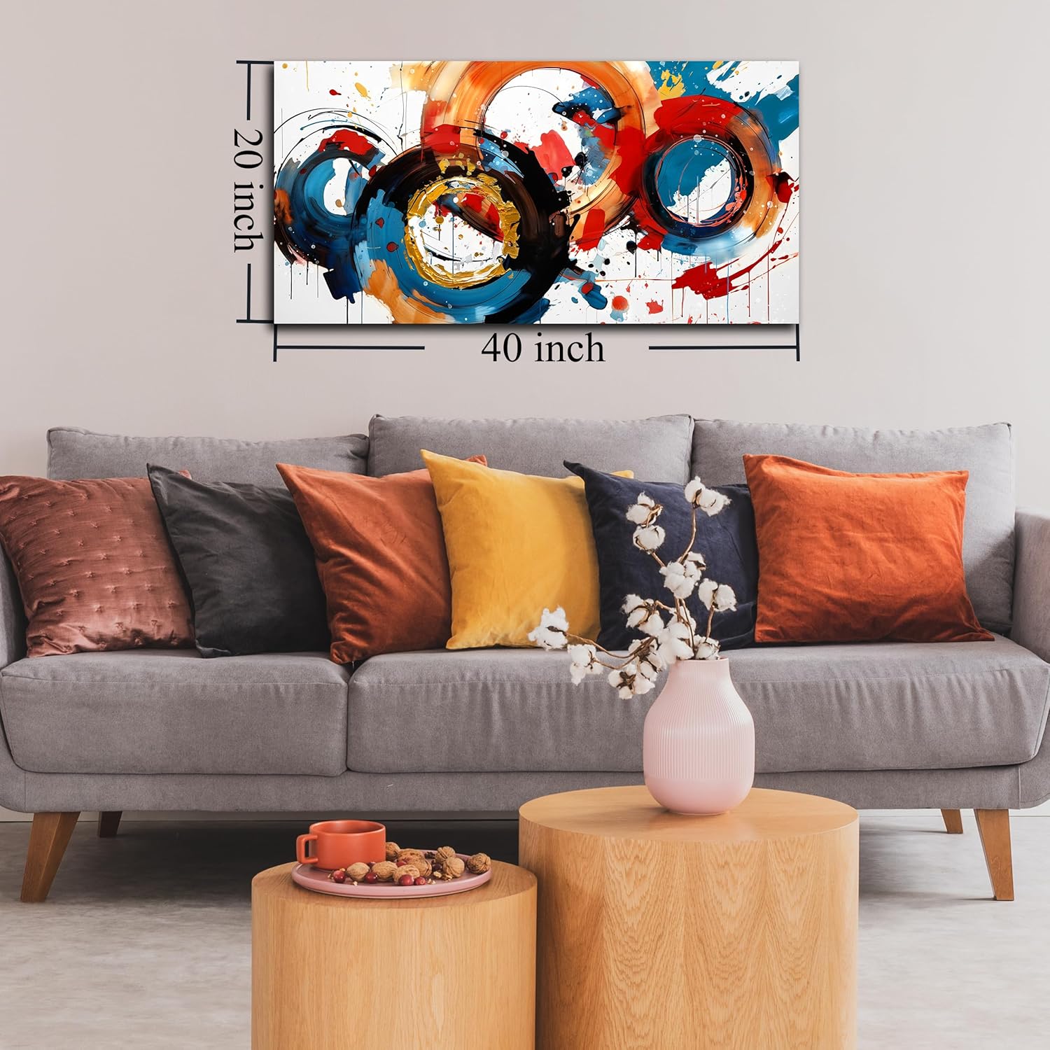 Abstract Wall Art Large Canvas Prints Modern Living Room Bedroom Home Office Wall Decor Framed