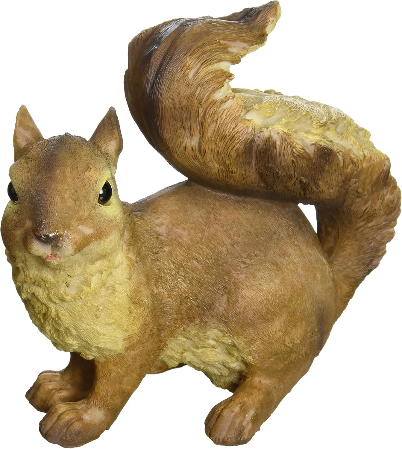 Design Toscano Scamper the Woodland Squirrel Outdoor Garden Statue, 7 Inch Tall, Cast Stone Resin