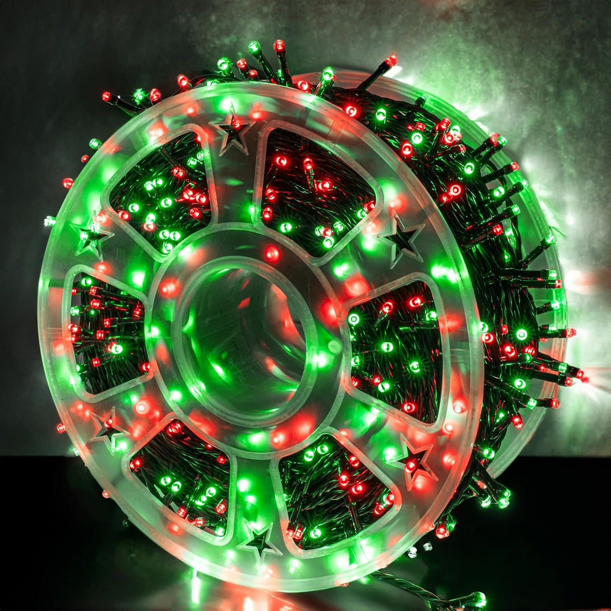 Dazzle Bright Outdoor Christmas String Lights, 1000 LED 328 FT Plug in Fairy Light with Remote