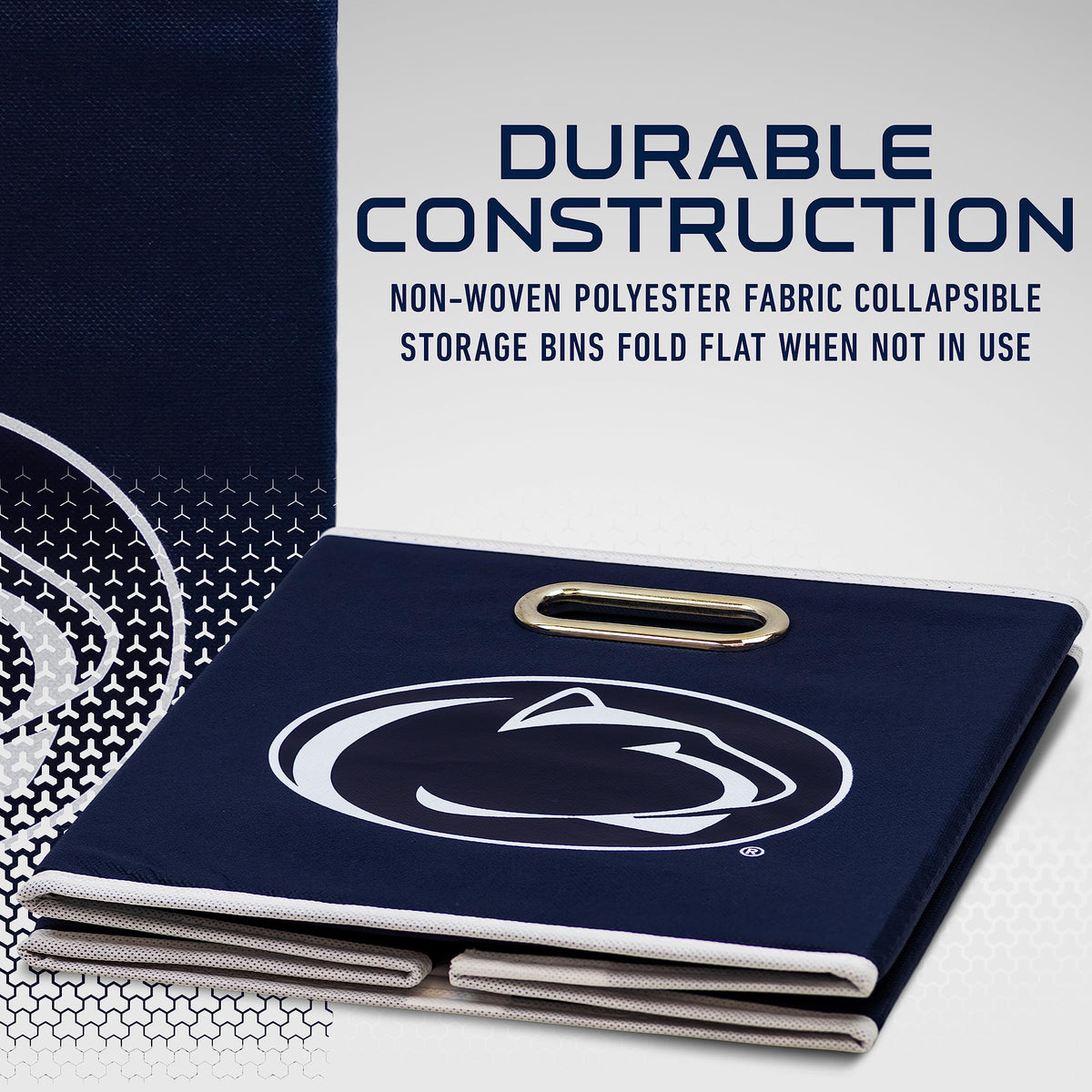 Franklin Sports NCAA Storage Bin - Cube Organizer - Penn State