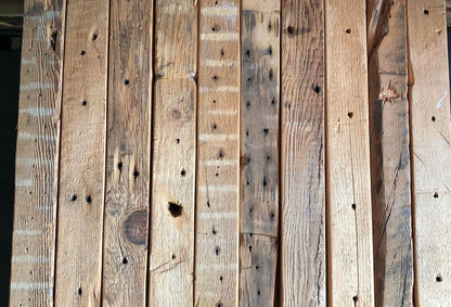 Urban Legacy Reclaimed Barn Beam Deep Shelves | Deep Shelves with Brackets Included, Set of 2 |