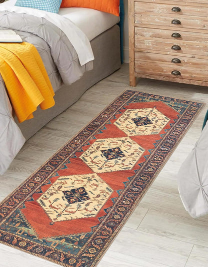 Keen Home Design 2x10 Rug - Machine Washable Runner with Non-Slip Backing, Ideal for Hallway